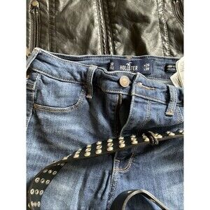 “J2” Leather Jacket, Women’s Size S Zipper Arms Cozy Motorcycle Casual Outdoor